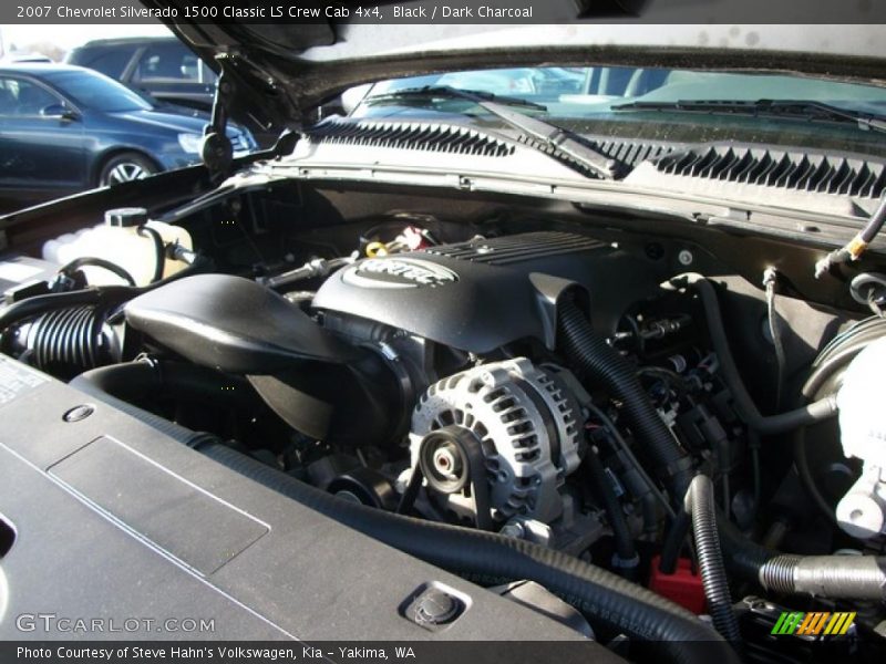 Black / Dark Charcoal 2007 Chevrolet Silverado 1500 Classic LS Crew Cab 4x4