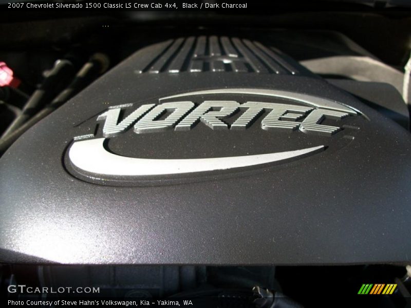 Black / Dark Charcoal 2007 Chevrolet Silverado 1500 Classic LS Crew Cab 4x4