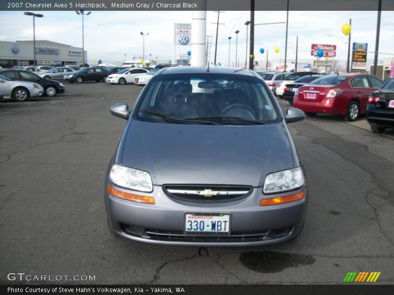 Medium Gray / Charcoal Black 2007 Chevrolet Aveo 5 Hatchback