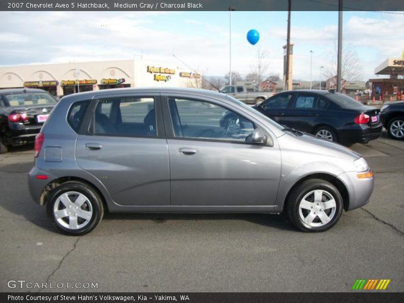 Medium Gray / Charcoal Black 2007 Chevrolet Aveo 5 Hatchback