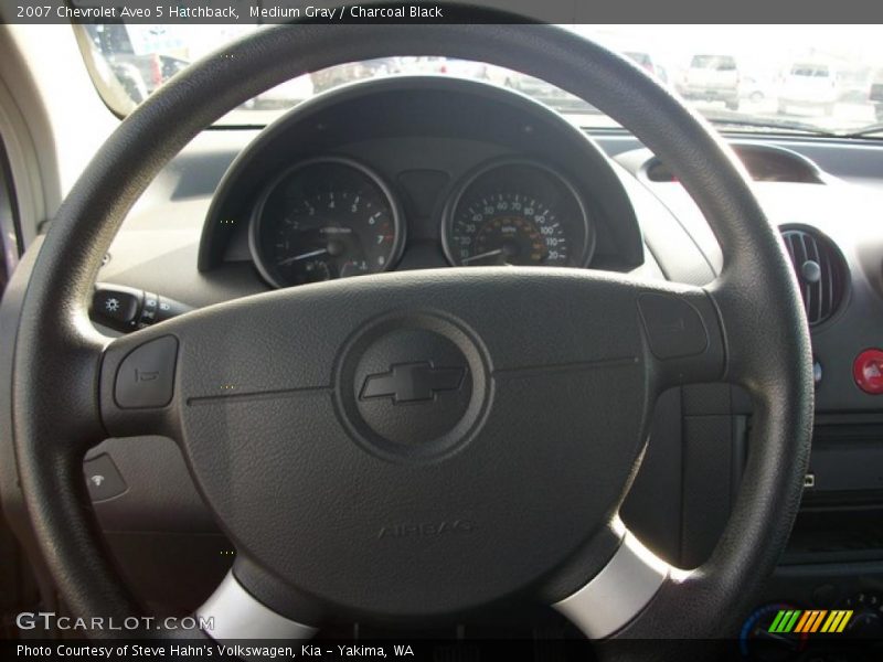 Medium Gray / Charcoal Black 2007 Chevrolet Aveo 5 Hatchback