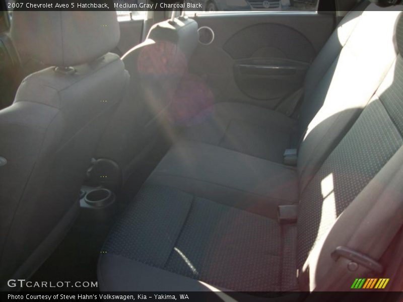 Medium Gray / Charcoal Black 2007 Chevrolet Aveo 5 Hatchback