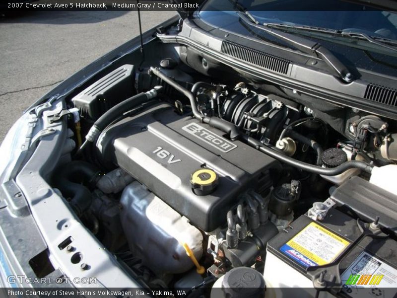 Medium Gray / Charcoal Black 2007 Chevrolet Aveo 5 Hatchback