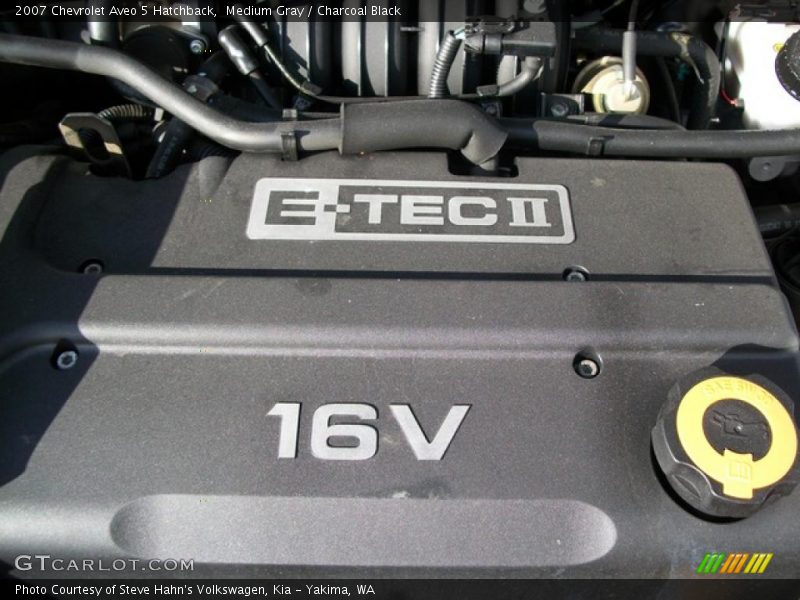 Medium Gray / Charcoal Black 2007 Chevrolet Aveo 5 Hatchback