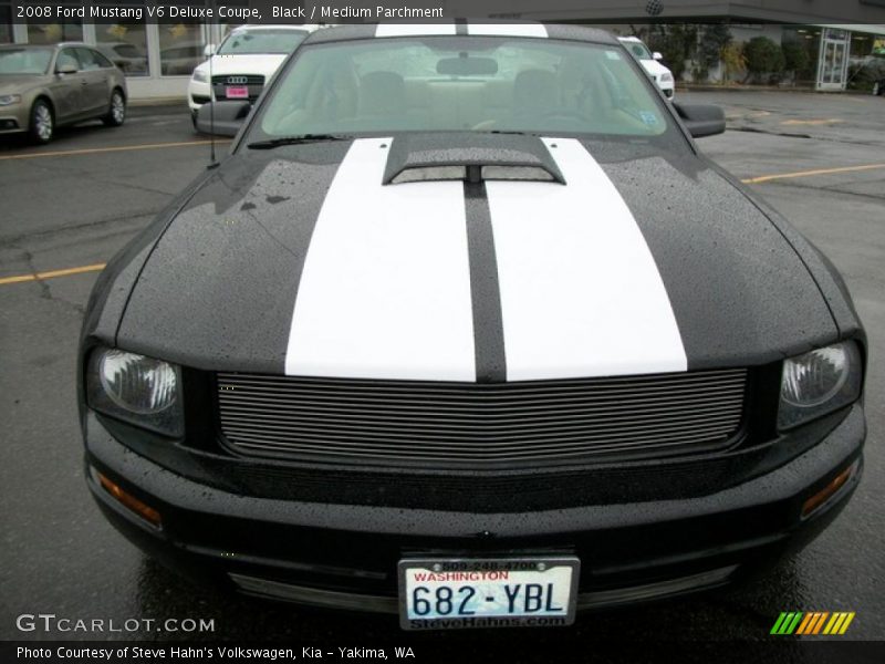 Black / Medium Parchment 2008 Ford Mustang V6 Deluxe Coupe