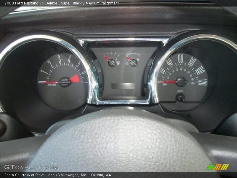 Black / Medium Parchment 2008 Ford Mustang V6 Deluxe Coupe
