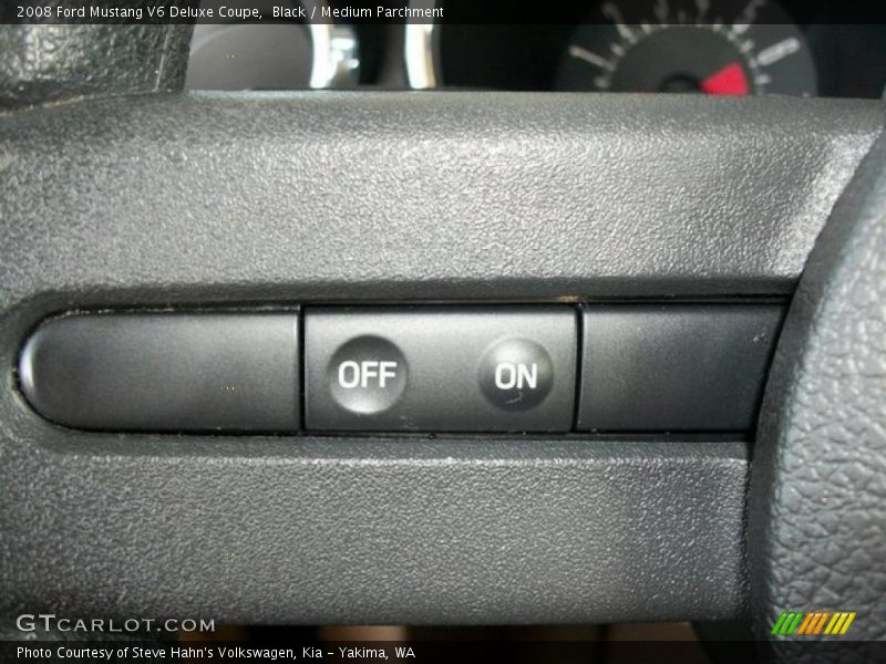 Black / Medium Parchment 2008 Ford Mustang V6 Deluxe Coupe