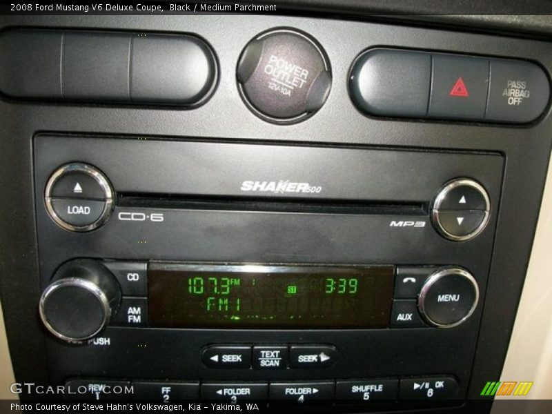 Black / Medium Parchment 2008 Ford Mustang V6 Deluxe Coupe