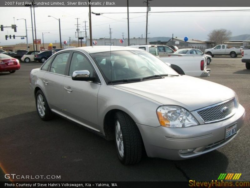 Silver Birch Metallic / Black 2007 Ford Five Hundred Limited