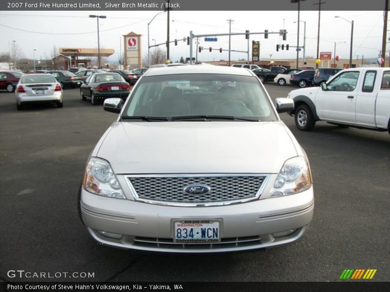 Silver Birch Metallic / Black 2007 Ford Five Hundred Limited