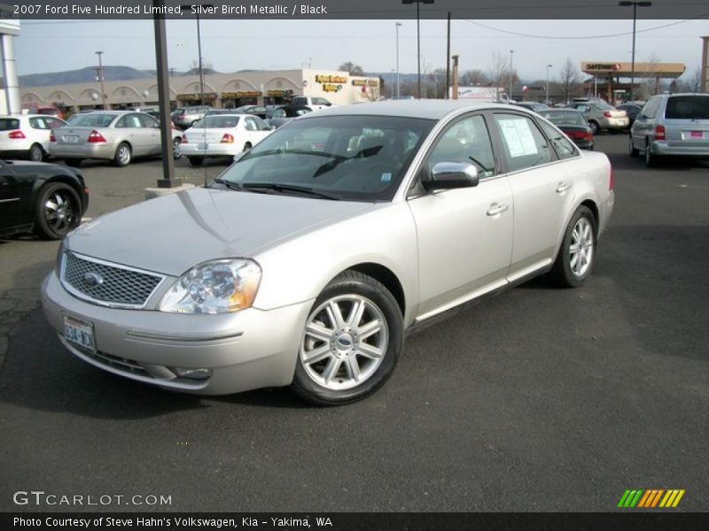 Silver Birch Metallic / Black 2007 Ford Five Hundred Limited