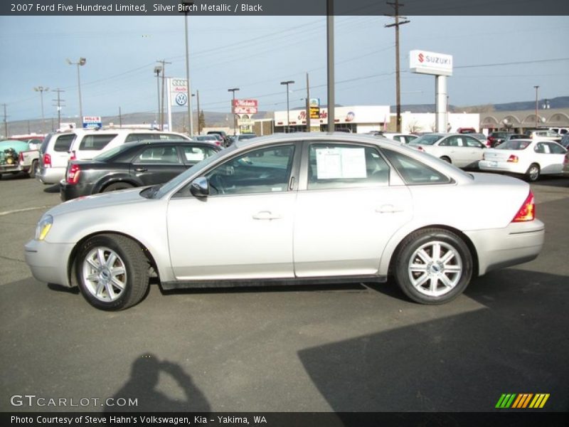 Silver Birch Metallic / Black 2007 Ford Five Hundred Limited