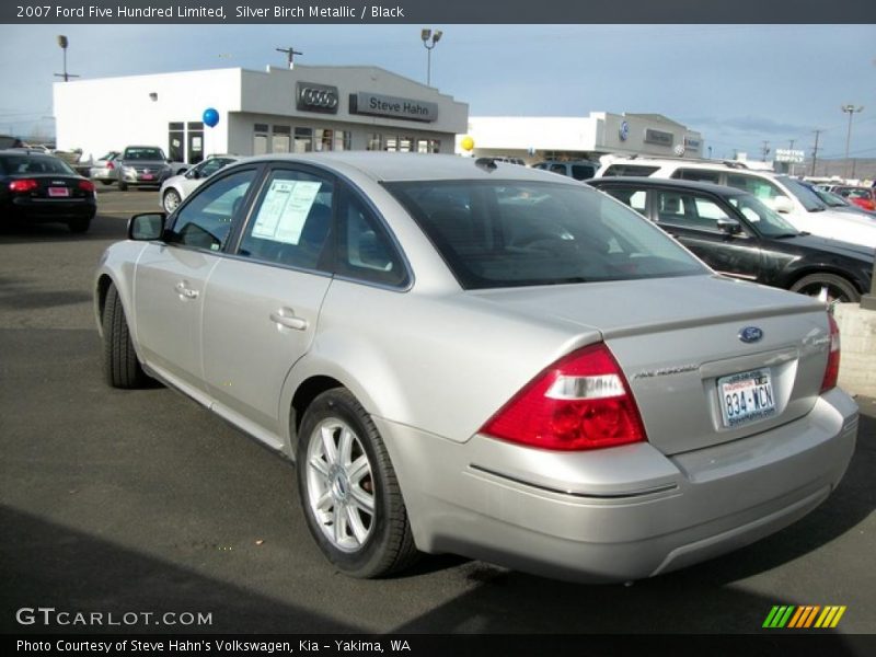 Silver Birch Metallic / Black 2007 Ford Five Hundred Limited