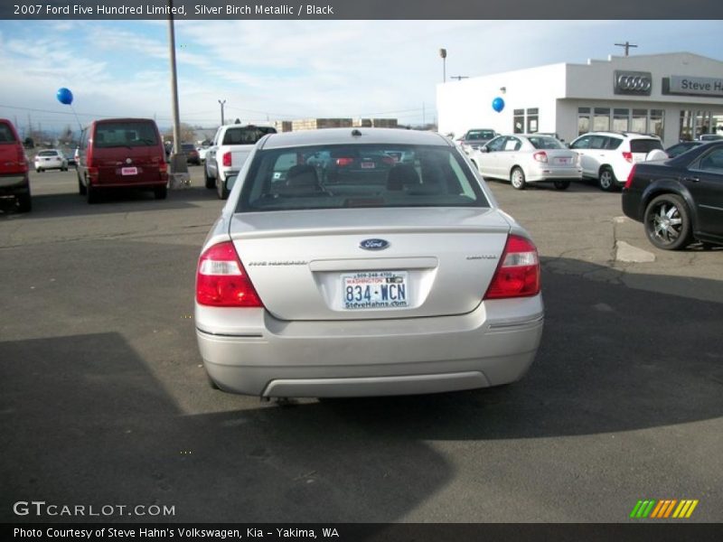 Silver Birch Metallic / Black 2007 Ford Five Hundred Limited