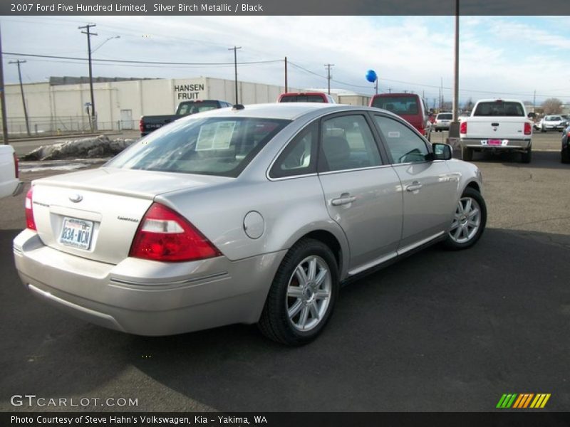 Silver Birch Metallic / Black 2007 Ford Five Hundred Limited