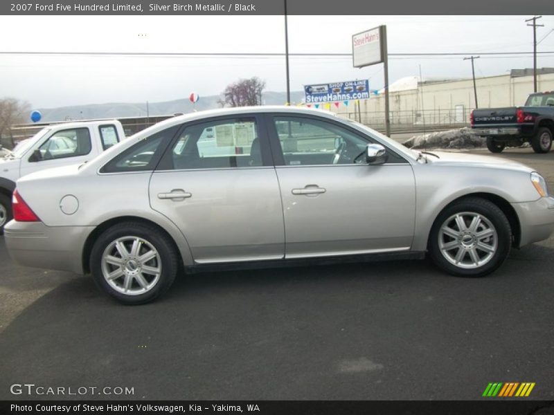 Silver Birch Metallic / Black 2007 Ford Five Hundred Limited
