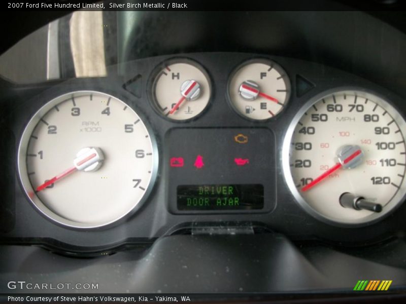Silver Birch Metallic / Black 2007 Ford Five Hundred Limited