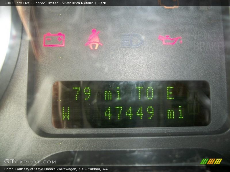 Silver Birch Metallic / Black 2007 Ford Five Hundred Limited
