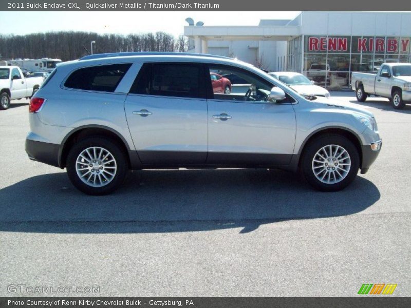 Quicksilver Metallic / Titanium/Dark Titanium 2011 Buick Enclave CXL
