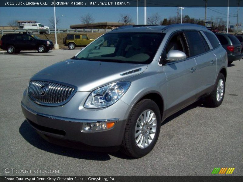 Quicksilver Metallic / Titanium/Dark Titanium 2011 Buick Enclave CXL