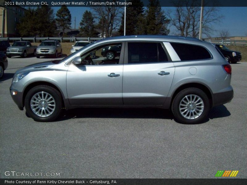 Quicksilver Metallic / Titanium/Dark Titanium 2011 Buick Enclave CXL