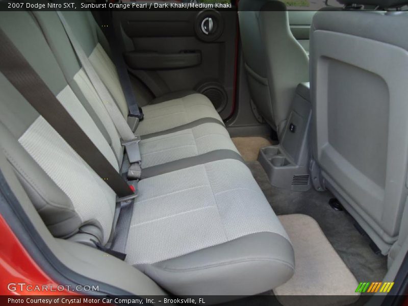 Sunburst Orange Pearl / Dark Khaki/Medium Khaki 2007 Dodge Nitro SXT