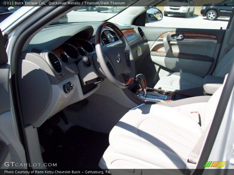 Quicksilver Metallic / Titanium/Dark Titanium 2011 Buick Enclave CXL