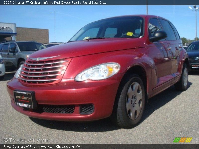Inferno Red Crystal Pearl / Pastel Slate Gray 2007 Chrysler PT Cruiser
