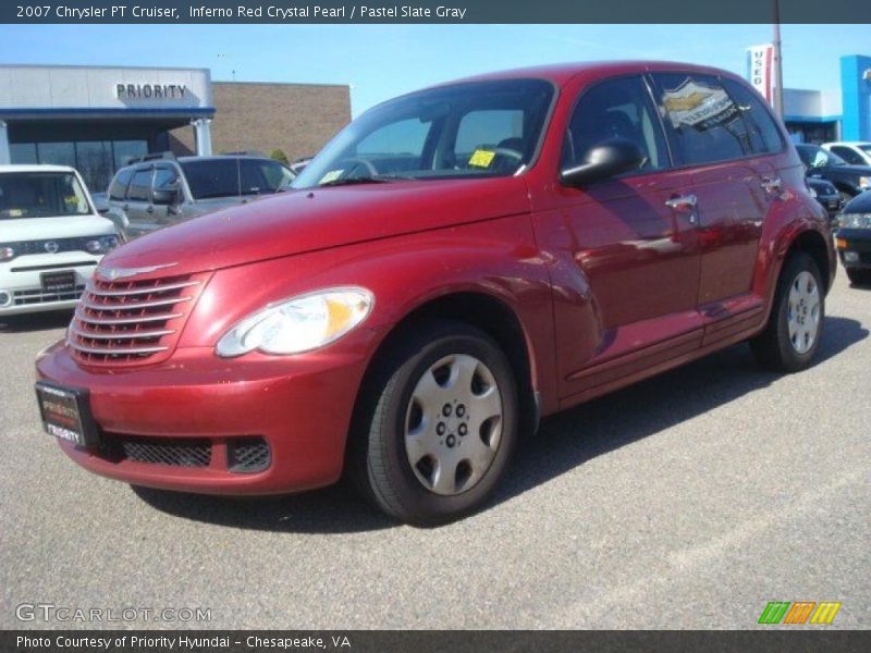 Inferno Red Crystal Pearl / Pastel Slate Gray 2007 Chrysler PT Cruiser
