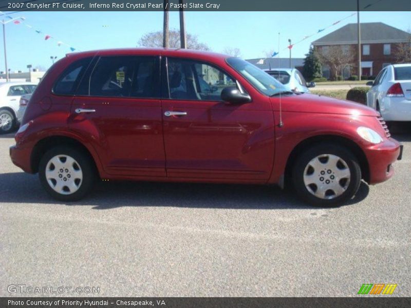 Inferno Red Crystal Pearl / Pastel Slate Gray 2007 Chrysler PT Cruiser