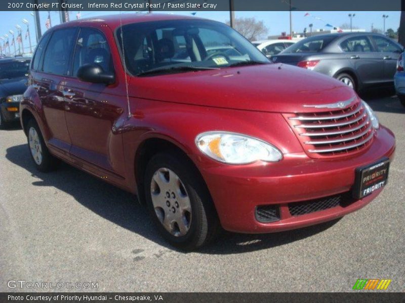 Inferno Red Crystal Pearl / Pastel Slate Gray 2007 Chrysler PT Cruiser