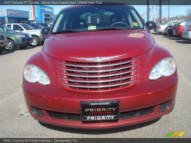 Inferno Red Crystal Pearl / Pastel Slate Gray 2007 Chrysler PT Cruiser