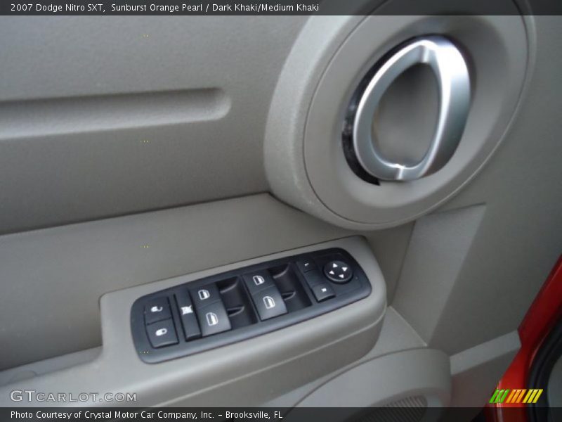 Sunburst Orange Pearl / Dark Khaki/Medium Khaki 2007 Dodge Nitro SXT