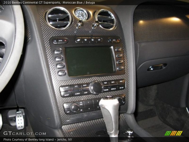 Controls of 2010 Continental GT Supersports