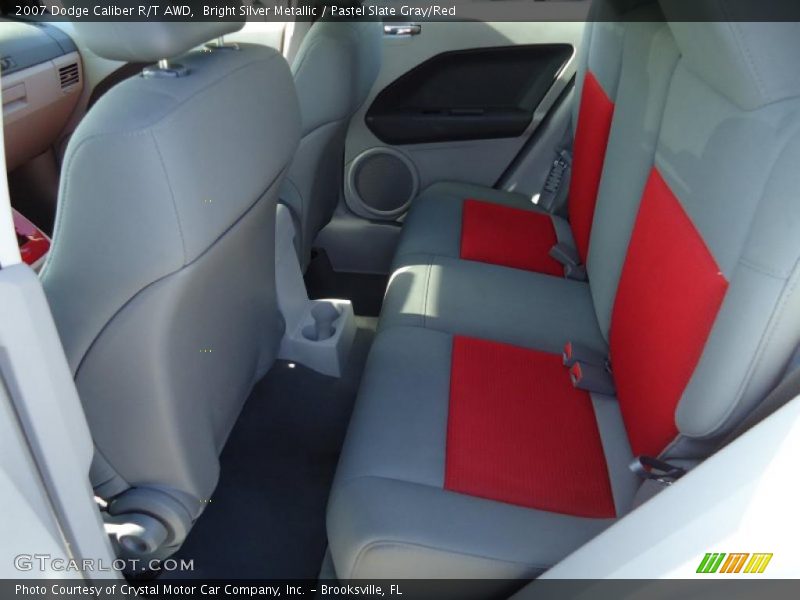  2007 Caliber R/T AWD Pastel Slate Gray/Red Interior