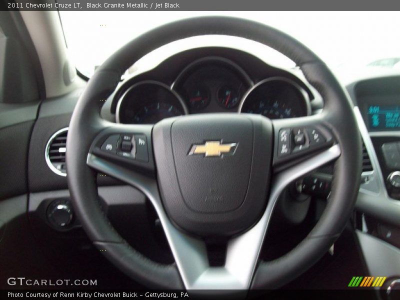 Black Granite Metallic / Jet Black 2011 Chevrolet Cruze LT