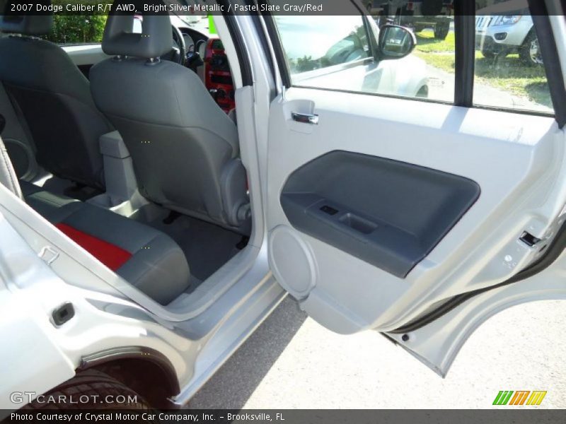  2007 Caliber R/T AWD Pastel Slate Gray/Red Interior