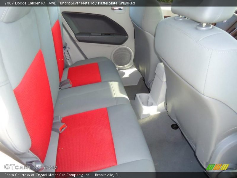  2007 Caliber R/T AWD Pastel Slate Gray/Red Interior