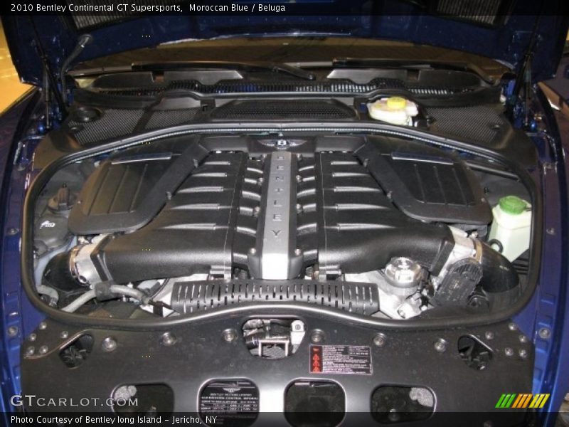  2010 Continental GT Supersports Engine - 6.0 Liter Twin-Turbocharged DOHC 48-Valve VVT W12