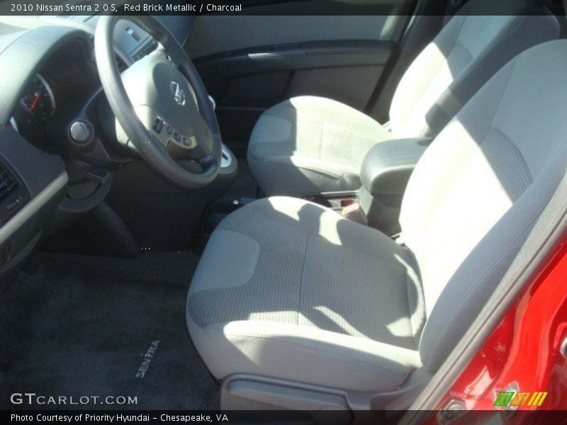 Red Brick Metallic / Charcoal 2010 Nissan Sentra 2.0 S