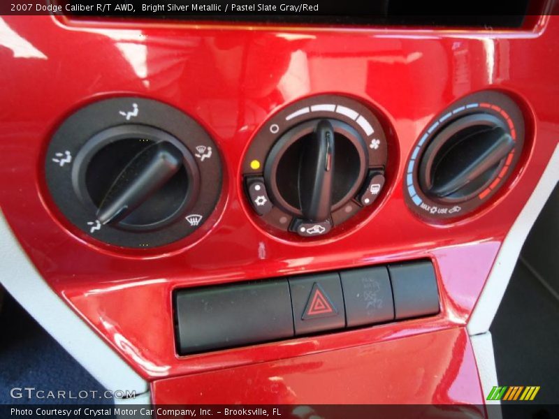 Controls of 2007 Caliber R/T AWD