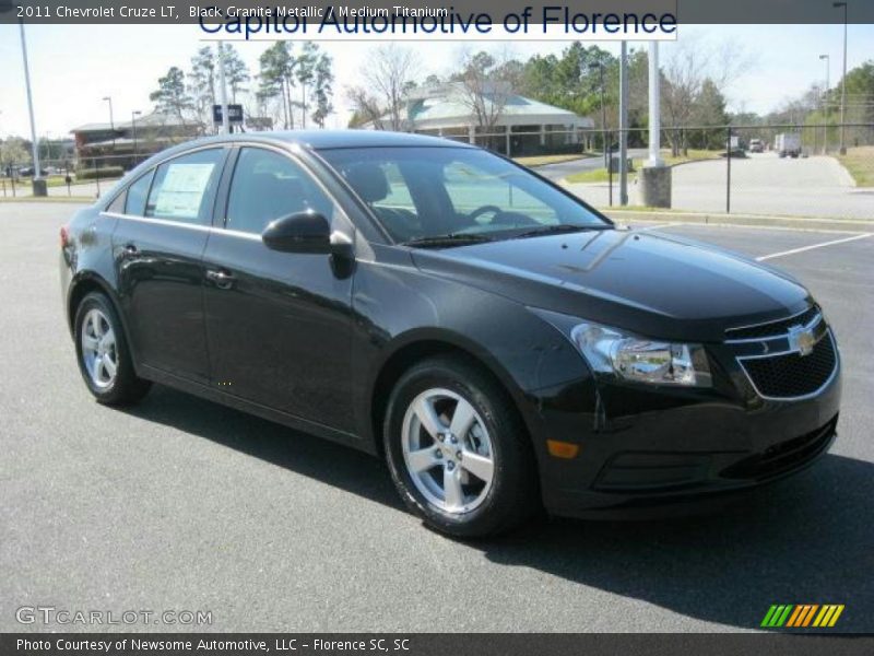 Black Granite Metallic / Medium Titanium 2011 Chevrolet Cruze LT