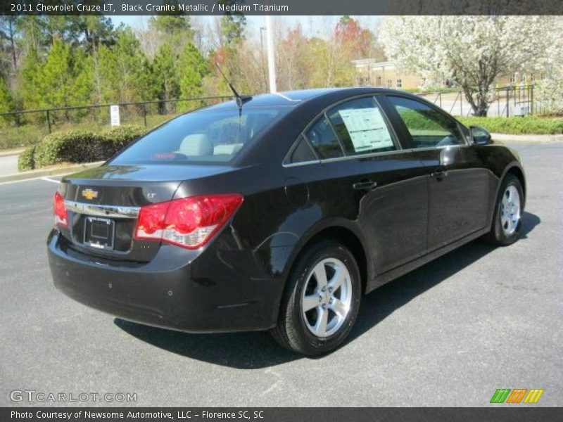 Black Granite Metallic / Medium Titanium 2011 Chevrolet Cruze LT