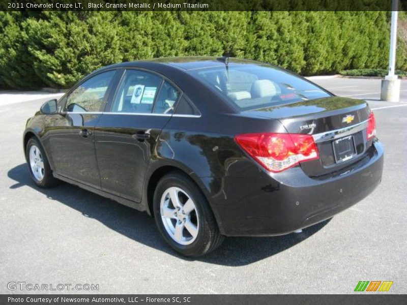 Black Granite Metallic / Medium Titanium 2011 Chevrolet Cruze LT