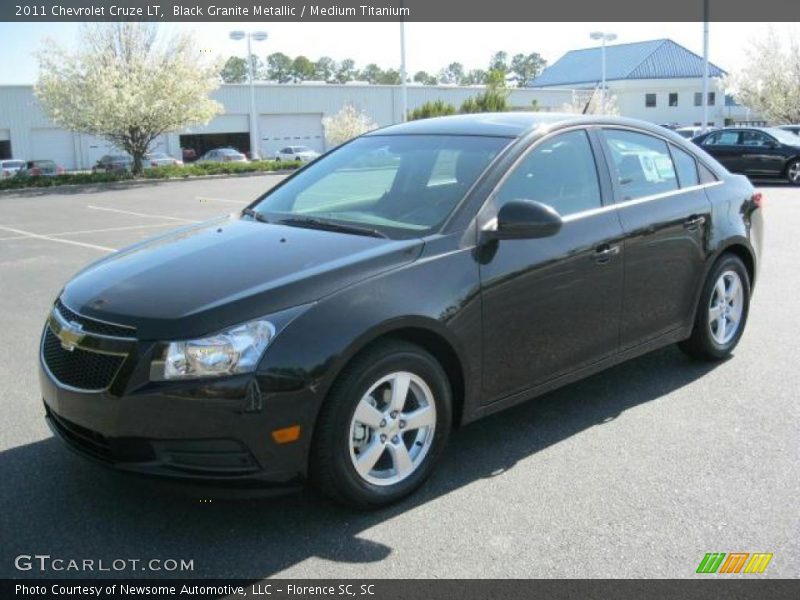 Black Granite Metallic / Medium Titanium 2011 Chevrolet Cruze LT