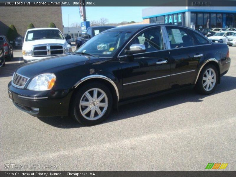 Black / Black 2005 Ford Five Hundred Limited AWD