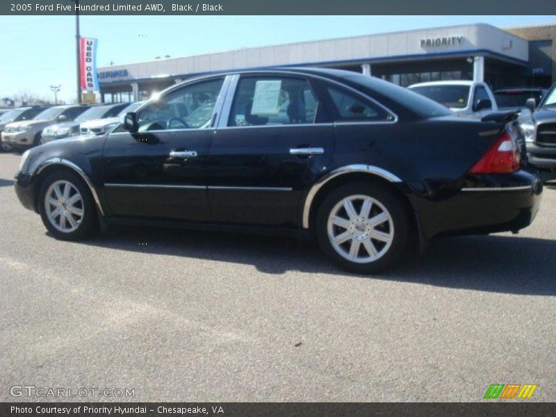 Black / Black 2005 Ford Five Hundred Limited AWD