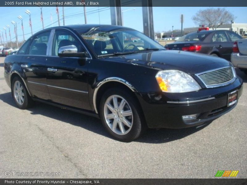 Black / Black 2005 Ford Five Hundred Limited AWD