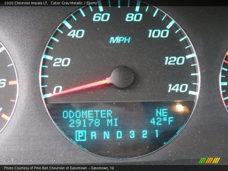 Cyber Gray Metallic / Ebony 2010 Chevrolet Impala LT