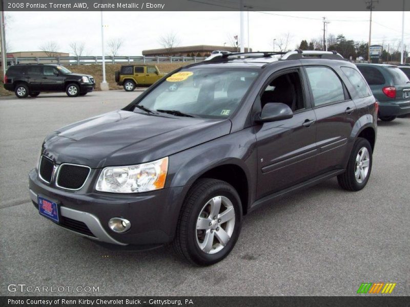 Granite Metallic / Ebony 2008 Pontiac Torrent AWD